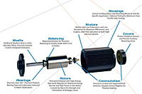 Slotless Brushless DC Motor Attribute Diagram