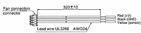 Plug Cords for DC Fans (DCLD030ST-ZZ01)