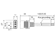 UL3P1 Plug Cord for AC Fans (UL3P1)